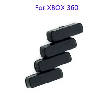 100PCS החלפת שחור רגלי גומי שחור עבור XBOX360 Slim דיור מקרה כיסוי הגומי