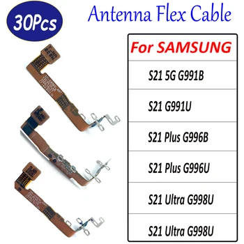 30Pcs，חדש אנטנת Wifi מחבר אות להגמיש כבלים חוט סרט על Samsung S21 פלוס אולטרה G991U G991B G996B G996U G998B G998U