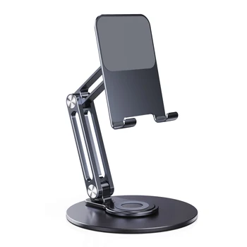 360° מתכת השולחן נייד KutumyQC מחזיק טלפון לעמוד עבור iPad iPhone Xiaomi מתכוונן שולחן העבודה לוח מחזיק טלפון סלולרי לעמוד