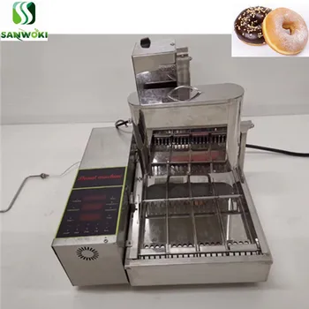 4 שורות דיגיטלי הסופגניות לטגן מכונת סופגניות הפיכת מכונת נירוסטה מיני donut maker מכונת סופגניות מכונת 110v 220v