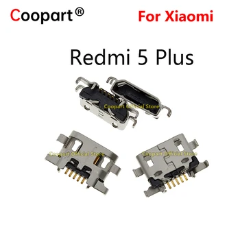 5-100pcs חדש מיקרו 5Pin USB מזח נמל הטעינה מחבר שקע עבור Xiaomi Redmi 5 פלוס