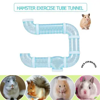 8 יח/להגדיר DIY Hamster המנהרה צעצוע מחמד אימון ספורט צינור שקוף המסלול, צעצוע, חיות מחמד אוגר המשחק בעלי חיים קטנים Accessori