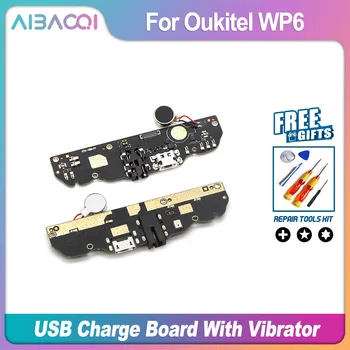 AiBaoQi מותג חדש Oukitel WP6 USB לוח מזח נמל הטעינה לוח מודול USB עם מיקרופון+ויברטור החלפת אביזרים