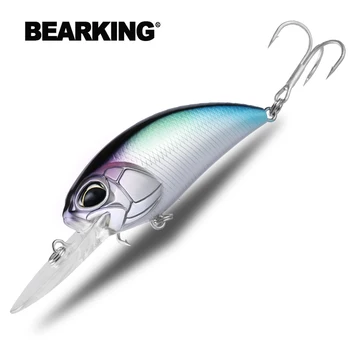 Bearking 5pcs/lot מעורב צבעים קראנק 65mm 15.8 g, צף לצלול 3m דיג פיתיון צף Wobblers על פייק דגיג פיתיון דיג