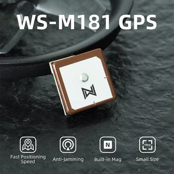 CADDXPFV WALKSNAIL WS-181 מודול GPS מובנה, מצפן קטן גודל מיקום כיסוי מלא מהיר מיקום GPS