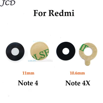 JCD Xiaomi Redmi Note 4 Note4 Xiaomi Redmi הערה 4X note4X מצלמה עדשת זכוכית עם הדבקה
