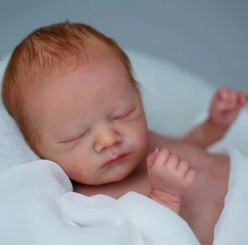 NPK 18inch מחדש הבובה ערכת שרלוט עם רגליים כפופות גמור ישן התינוק הנולד חלקי הגוף