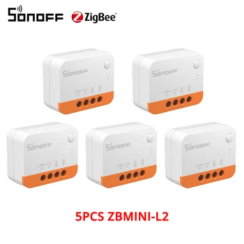 SONOFF Zigbee מתג WiFi MINI R2/ מיני R3 / ZBMINI / ZBMINI-L2 שליטה קולית מיני מתג באמצעות Alexa הבית של Google אליס בית חכם