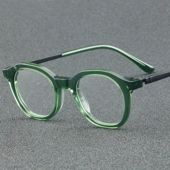 Zerosun קטן משקפי קריאה גברית. נשים אצטט משקפיים מסגרת וינטג משקפיים נגד השתקפות כחולה +150 200 250 300 0
