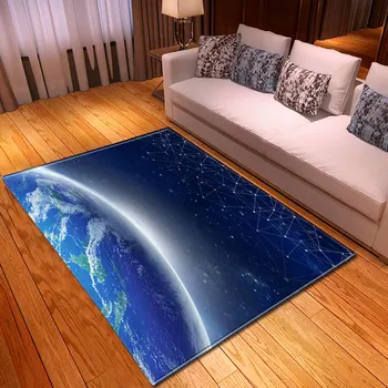 אופנה 3D היקום Galaxy החלל שטיחים ילדים לשחק השטיח ליד המיטה שטיחים שטח הביתה דקורטיביים שולחן האוכל שטיחים עבור הסלון