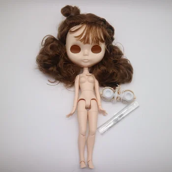 בובה שיער הקרקפת, עין מכני עבור DIY התאמה אישית עירום blyth בובה אביזרים