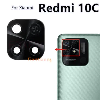 בחזרה מצלמה ראשית זכוכית עבור Xiaomi Redmi 10 עדשת מצלמה אחורית כיסוי זכוכית החלפה עם דבק 220333QAG 220333QBI
