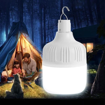 הנורה גינה מרפסת המנורה פטיו חירום אור האורות אוהל נייד פנס קמפינג תחת כיפת השמיים סוללה