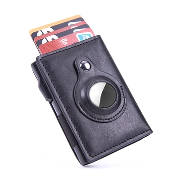 חדש RFID הארנק סיבי פחמן אופנה סלים בעל כרטיס האשראי על מכשיר מעקב מקרה מגן אנטי-אבוד מגן ארנק