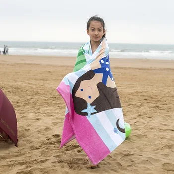מיקרופייבר ילדים מגבת חוף קריקטורה החוף שטיח מגבת מזרן יוגה