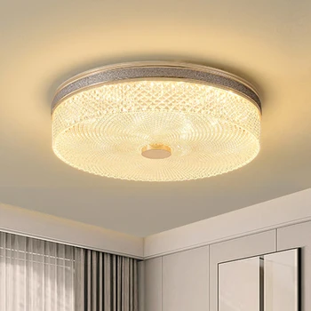 מנורת התקרה בחדר השינה האור בסלון המודרני פשוט זהב שחור נורדי סיבוב במעבר הכניסה מחקר אור תקרת LED