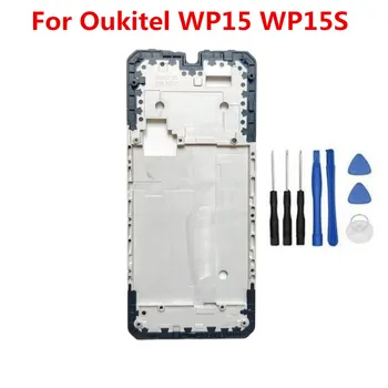 מקורי חדש עבור Oukitel WP15 6.5 inch טלפון סלולרי הקדמי האמצעי מסגרת מתכת מעטה חלקים תמיכה תיק מתכת עמיד