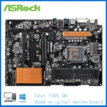 משמש ASRock H170 Pro4S לוח האם LGA 1151 DDR4 H170 שולחן העבודה Mainboard תמיכה i3 i5 i7 6500 6600