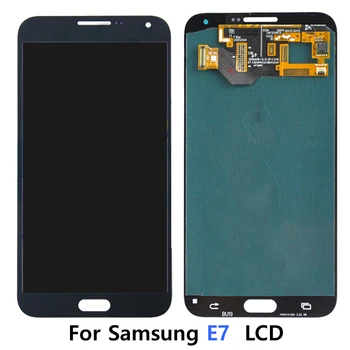 נבדק מסך LCD מקורי לסמסונג גלקסי E700 תצוגת LCD מסך מגע דיגיטלית עבור Samsung E7 E700F E700H 7000 הרכבה