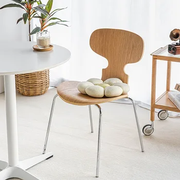 נוח מתכת, כסאות אוכל מודרניים שחור גן קמפינג רצפת המשרד הכיסא יהירות מעצב Cadeiras הרהיטים בסלון