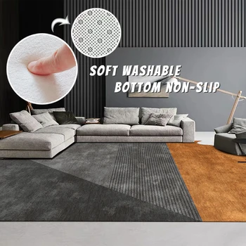 נורדי מינימליזם, השטיח לחיות חדר רחיץ קפה שולחן גיאומטריה מחצלות השינה, עיצוב חדר גדול שטיחים שטח 140x200cm