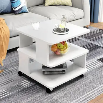 נורדי, שולחן צד שולחן פינתי משק מודרני מרובע יצירתי ספה שולחן צד האור יוקרה שילוב מינימליסטי שולחן קפה