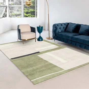 סגנון מודרני עם שטיח אבוקדו ירוק פשוט שטיחים ירוקים בסגנון נורדי הסלון, חדר השינה ומקושט רחיץ שטיח הרצפה