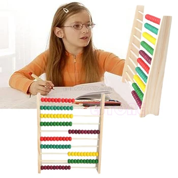 עץ 10-שורה החשבונייה סופר צבעוני חרוזים מתמטיקה למידה חינוכי לילד צעצוע
