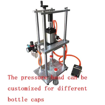 פנאומטי חומץ בבקבוק איטום מכונת לשאת בקבוקים מכסת המכונה Multi-פונקציה שמן שומשום Capper