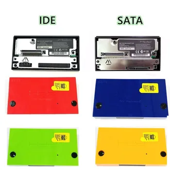 קונסולת משחק הדיסק הקשיח מתאם PS2 SATA IDE כרטיס רשת ממשק מתאם עבור פלייסטיישן 2 IDE HDD שקע כונן קשיח שחור.