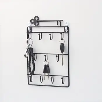 קיר רכוב 11 מחזיק מפתחות מתלה מארגן כיס על פתח המטבח בבית עיצוב משרד B85C