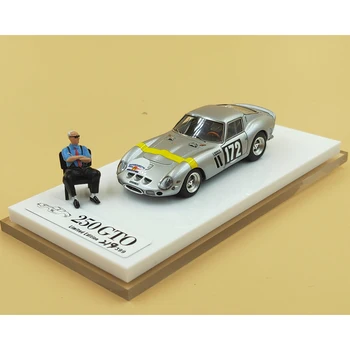 שרף 1/64 250 GTO לא.172 כסף דגם של מכונית עם בובות למבוגרים מוגבלים אוסף סטטי להציג מתנה מזכרת נער השעשועים.